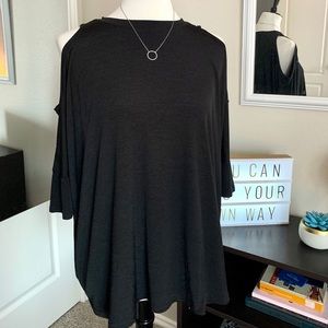 Cold Shoulder Oversized Tunic